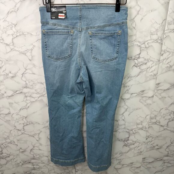 I.N.C. High Rise Pull-On Flare Jeans Size 2 NEW # G417 - Picture 6 of 9